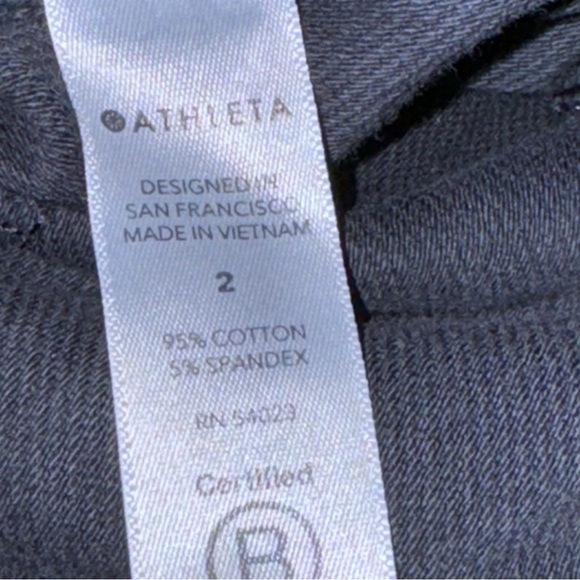 Athleta FARALLON Black Jogger Stretch Sweatpants Sz 2 - Picture 7 of 14